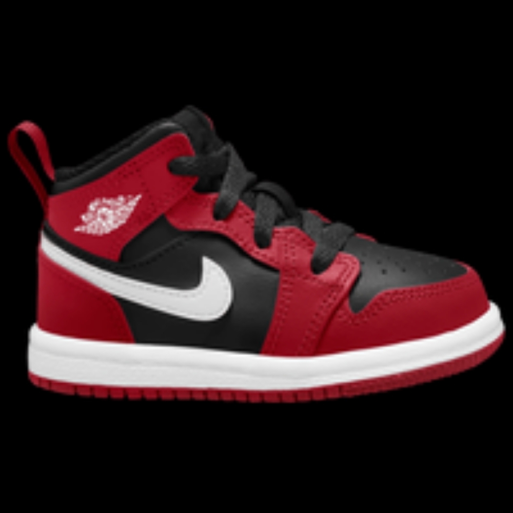 Nike Red and Black High-Top Sneakers